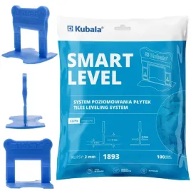 kubala-1893-system-poziomowania-klipsy-2mm-100szt