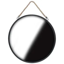 lustro-okragle-na-sznurku-pasku-czarne-loft-41-cm