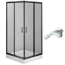 kabina-prysznicowa-80-brodzik-czarne-profile-syfon