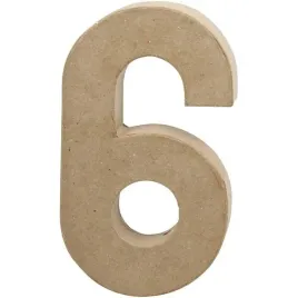 cyfra-6-z-papier-mache-h-205-cm