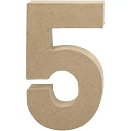 cyfra-5-z-papier-mache-h-205-cm