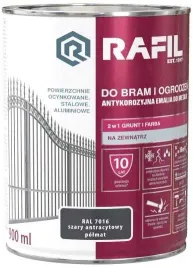 rafil-brama-i-ogrodzenia-09l-szary-polmat-ral7016