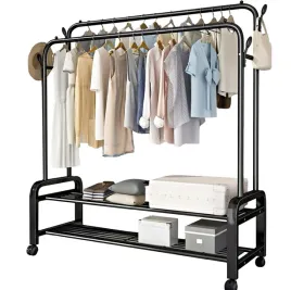 podwojny-wielofunkcyjny-wolnostojacy-wieszak-na-ubrania-150x157-cm-czarny