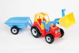 traktor-z-ladowarka-i-przyczepa-model-091-stan-nowy
