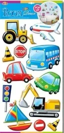 dekoracja-scienna-3d-pojazdy-3