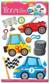 dekoracja-scienna-3d-cars