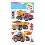 dekoracja-scienna-3d-samochody-ciezarowe