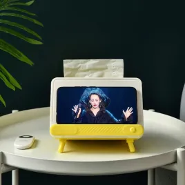 pudelko-na-chusteczki-z-uchwytem-na-telefon-zolte