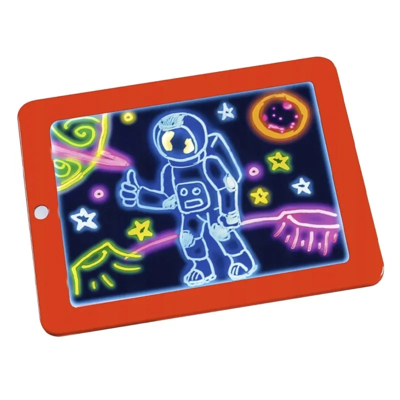 magiczny-tablet-do-rysowania-3d-pisaki-czerwony-stan-nowy