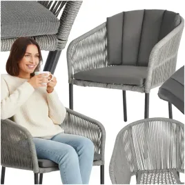 krzeslo-ogrodowe-na-taras-balkon-victoria-szare-technorattan-poduszka