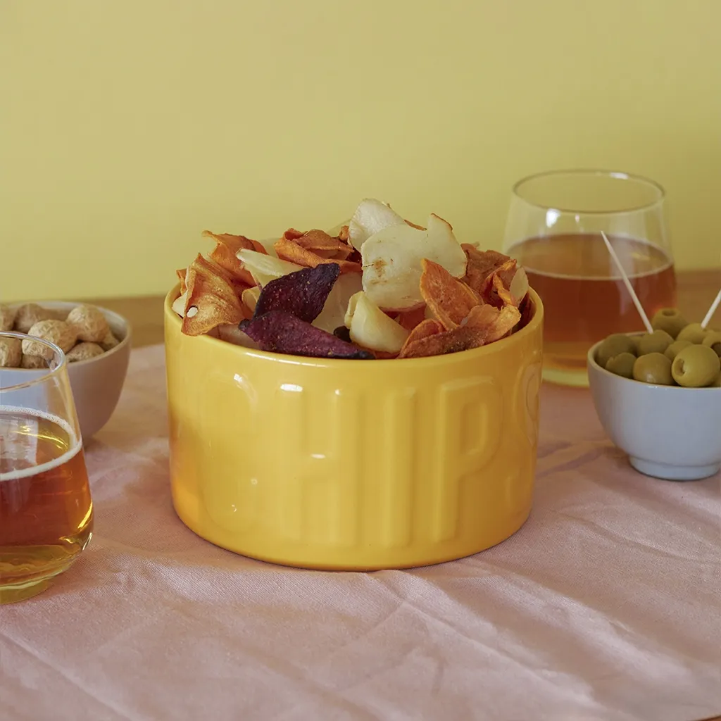 taca-na-przekaski-chips-zolta-ceramiczna-balvi