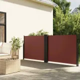 markiza-boczna-100x1000-cm-brazowa-stan-nowy