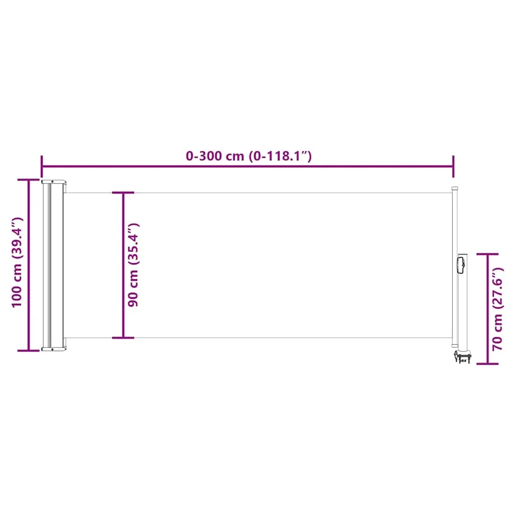 markiza-boczna-100x300-cm-szara