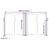 markiza-boczna-100x600cm-bialy-stan-nowy-kod-producenta-ze-4004586
