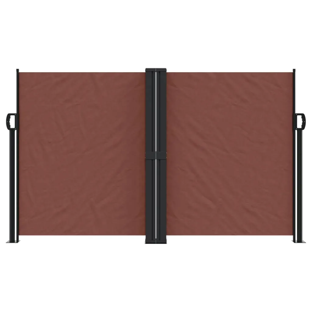 markiza-boczna-140x600-cm-brazowa-stan-nowy