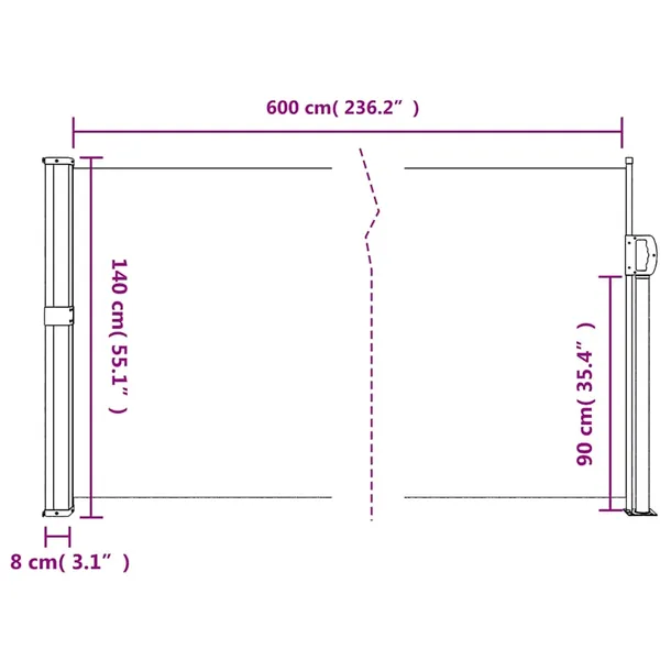 markiza-boczna-140x600cm-czarna-stan-nowy-kod-producenta-ze-4004504