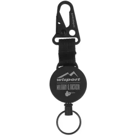 wisport-retraktor-keyback-maly-karabinczyk-czarny-smycz-zwijana