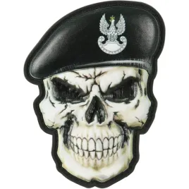 m-tac-naszywka-na-rzep-patch-czaszka-w-berecie-wojska-pancerne-3d-pvc-black