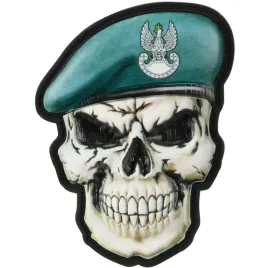 m-tac-naszywka-na-rzep-czaszka-w-berecie-wojska-ladowe-3d-pvc-green