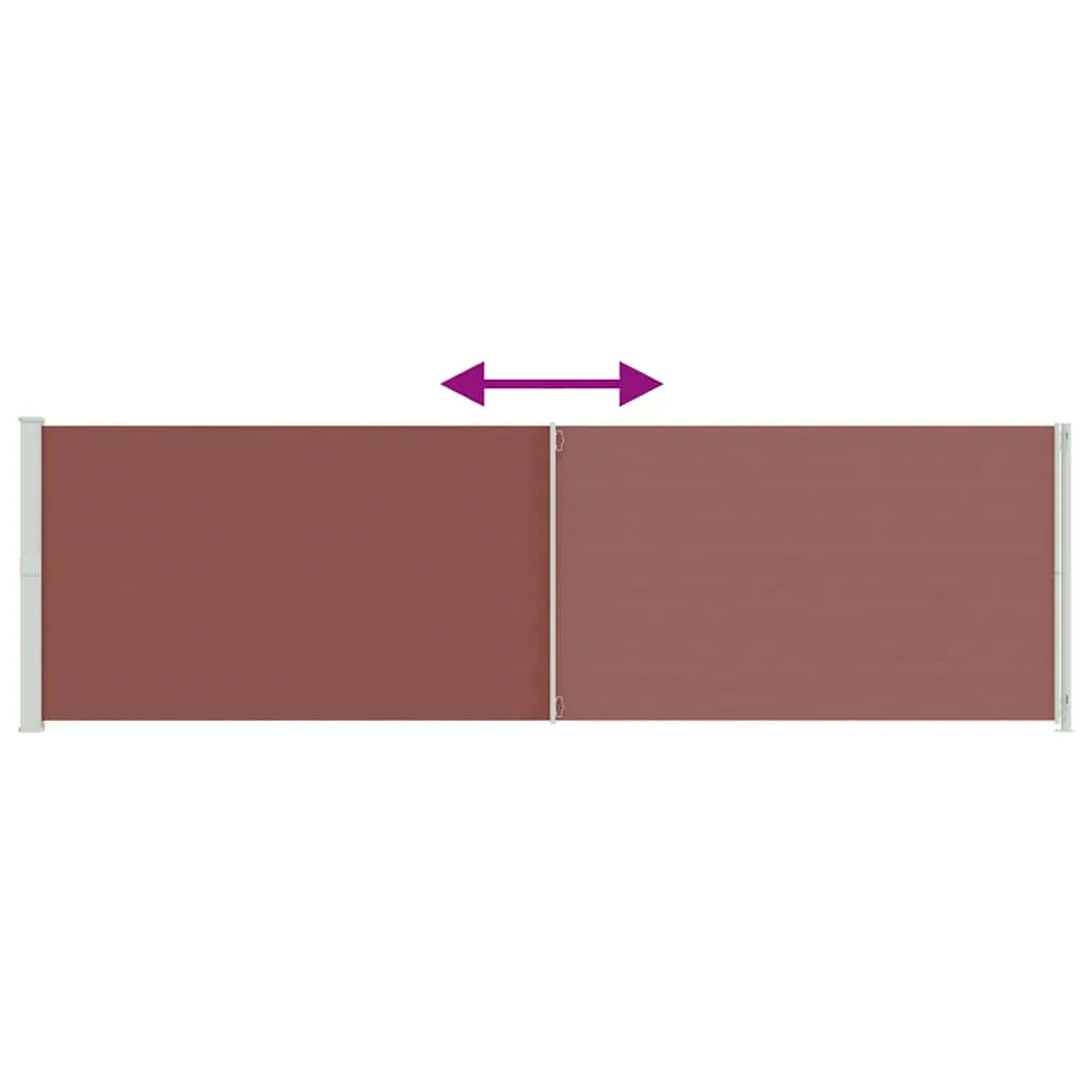 markiza-boczna-180x600cm-brazowa-stan-nowy