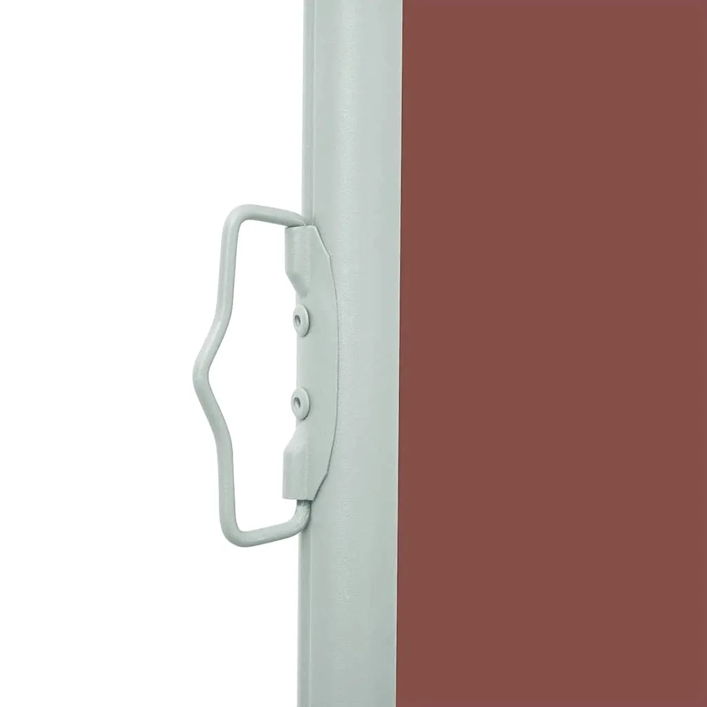 markiza-boczna-600x160-cm-brazowa-stan-nowy