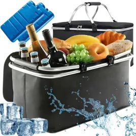 kosz-czarny-koszyk-piknikowy-skladany-termiczny-2-wklady-chlodzace