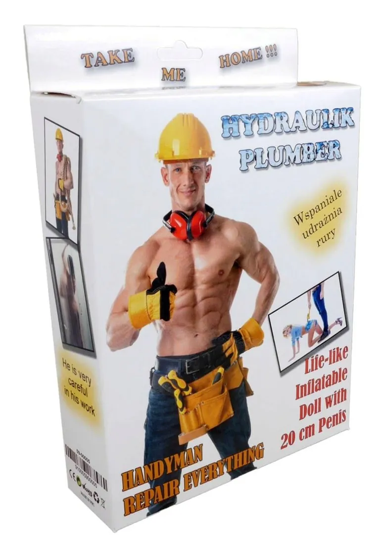 lalka-hydraulik-plumber-male-doll-stan-nowy
