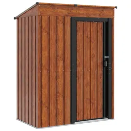 schowki-ogrodowe-brazowy-137-x-81-x-180-cm-metal