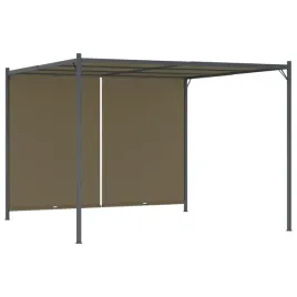 pergola-ogrodowa-ze-zwijanym-dachem-3x3-m-taupe-180-g-m