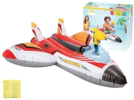 materac-do-plywania-dmuchany-samolot-czerwony-intex-57536-model-2025