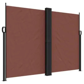 markiza-boczna-zwijana-brazowa-180x600-cm-poliester-z-powloka-pu-ram