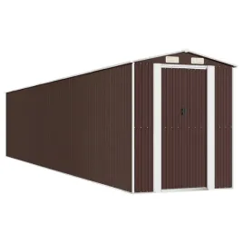 szopa-ogrodowa-ciemny-braz-192x1021x223cm-stal-galwanizowana