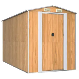 szopa-ogrodowa-jasnobrazowa-192x357x223-cm-stal-galwanizowana