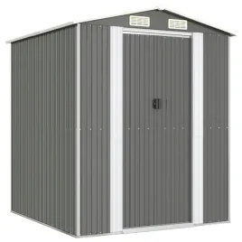 szopa-ogrodowa-jasnoszara-192x191x223-cm-stal-galwanizowana