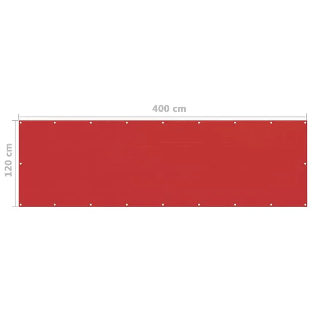 parawan-balkonowy-hdpe-120x400-cm-czerwony-kod-producenta-ze-311013-stan-nowy