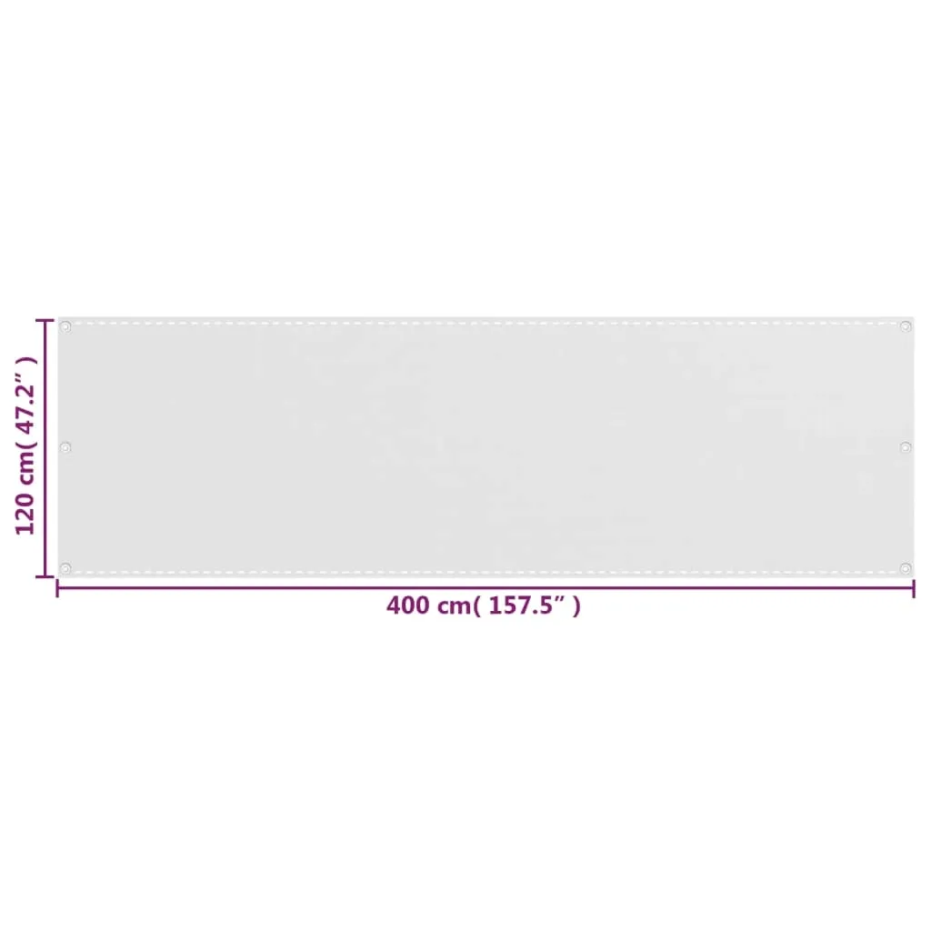 parawan-balkonowy-hdpe-120x400cm-bialy-stan-nowy