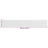 parawan-balkonowy-hdpe-75x500cm-bialy-kod-producenta-ze-310862-stan-nowy