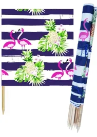 parawan-plazowy-10-m-ananasy-flamingi-gruby-polski-producent