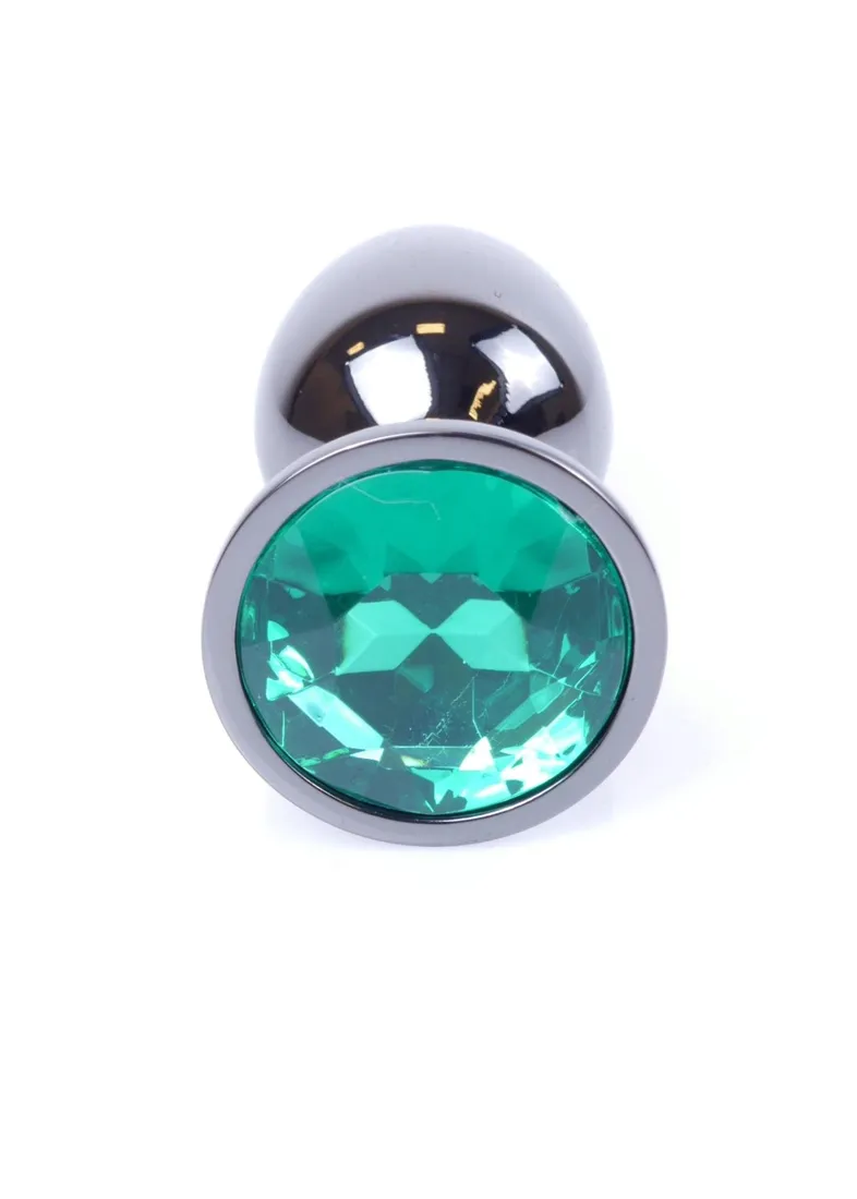 plug-jewellery-dark-silver-plug-green