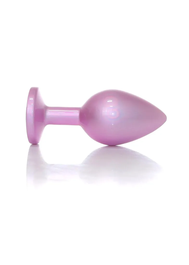 plug-jewellery-pearl-pink-plug-clear-m-stan-nowy