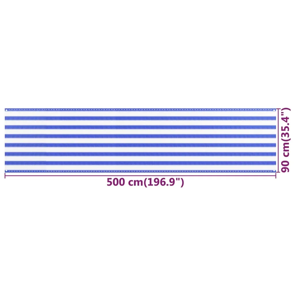 parawan-balkonowy-hdpe-niebiesko-bialy-90x500cm-stan-nowy