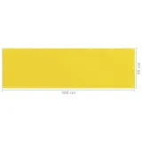 parawan-balkonowy-hdpe-zolty-90x300-cm-kod-producenta-ze-310996-stan-nowy