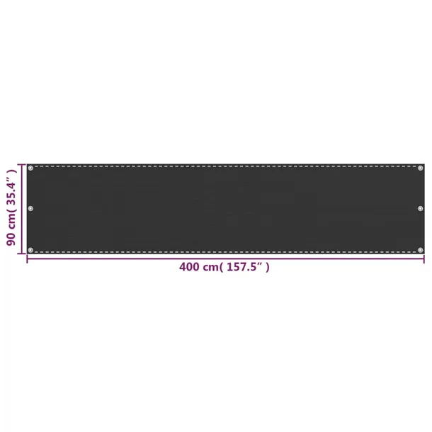parawan-hdpe-90x400cm-antracyt-kod-producenta-ze-42314-stan-nowy