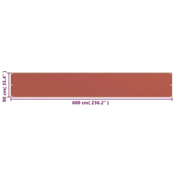 parawan-hdpe-90x600-cm-terakota-kod-producenta-ze-310951-stan-nowy