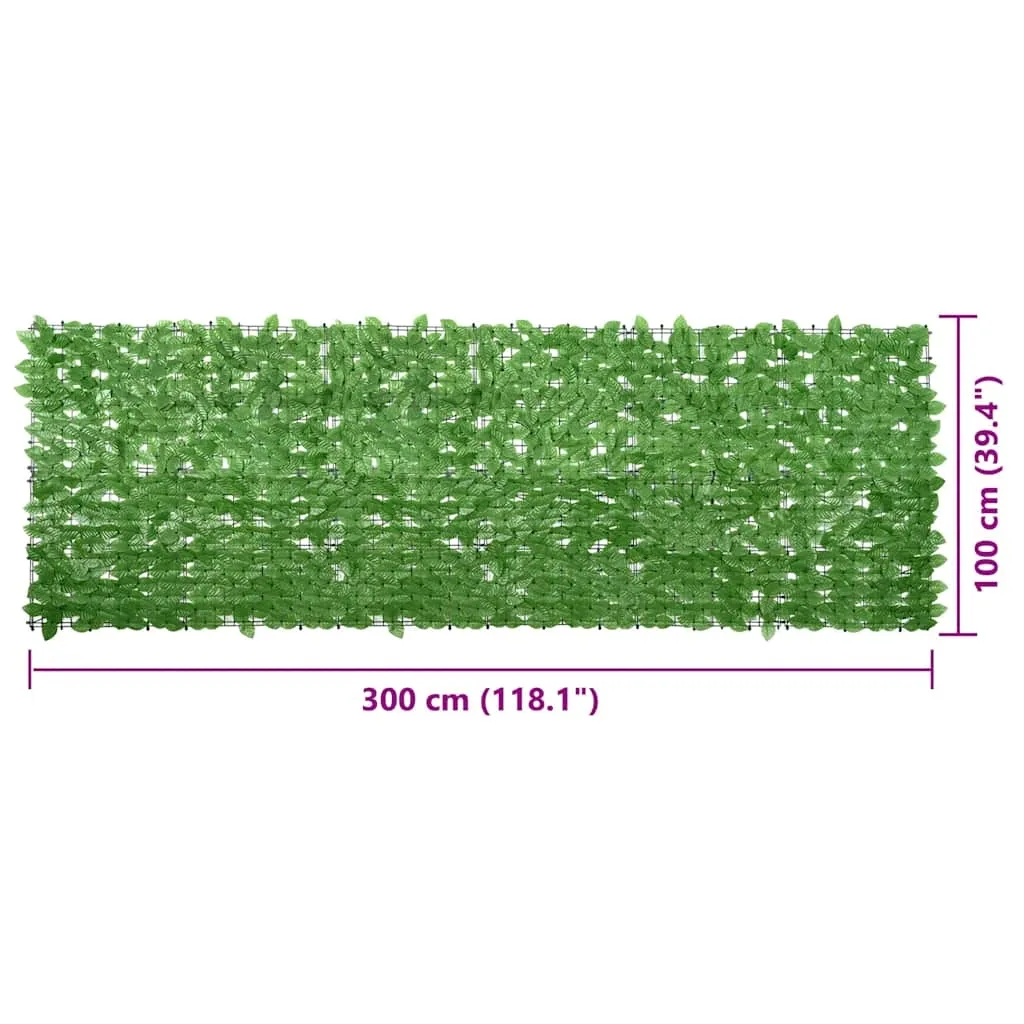 parawan-zielone-liscie-300x100-cm