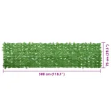 parawan-zielone-liscie-300x75-cm-stan-nowy