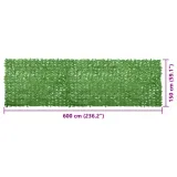 parawan-zielone-liscie-600x150-cm-stan-nowy