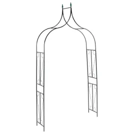 ciemnozielona-pergola-ogrodowa-142-x-37-x-275-cm-z-zelaza-malowanego-prosz