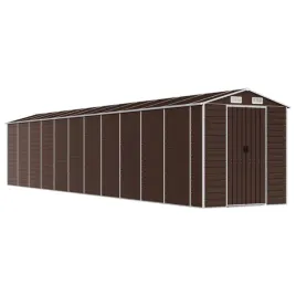 szopa-ogrodowa-brazowa-191x980x198-cm-stal-galwanizowana
