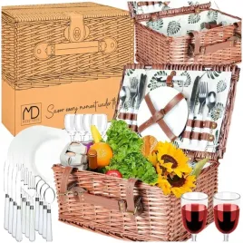 kosz-piknikowy-wiklinowy-zestaw-na-plaze-dla-4-osob-talerzami-kieliszkami